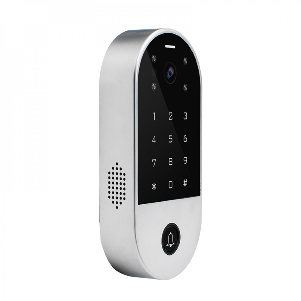 RFID Touch Keypad Video Camera Access Control Android and iOS Mobile Tuya APP 2.4G WiFi Door Video Intercom System